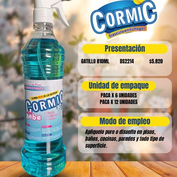 DESINFECTANTE GATILLO 810 ML BEBÉ