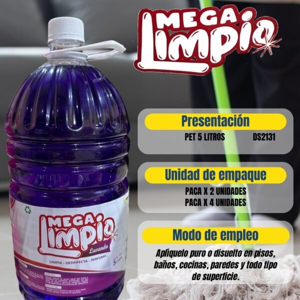 DESINFECTANTE PET 5 LITROS LAVANDA