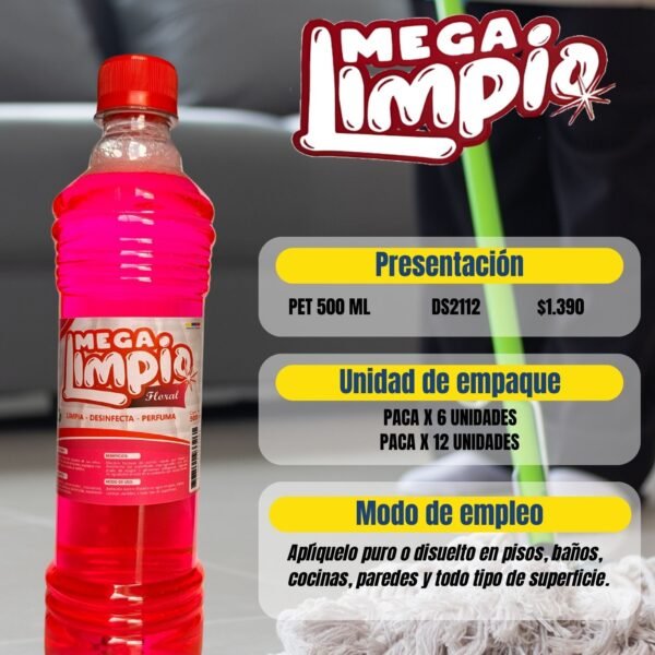 DESINFECTANTE PET 500 ML FLORAL