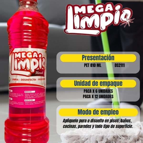 DESINFECTANTE PET 810 ML FLORAL