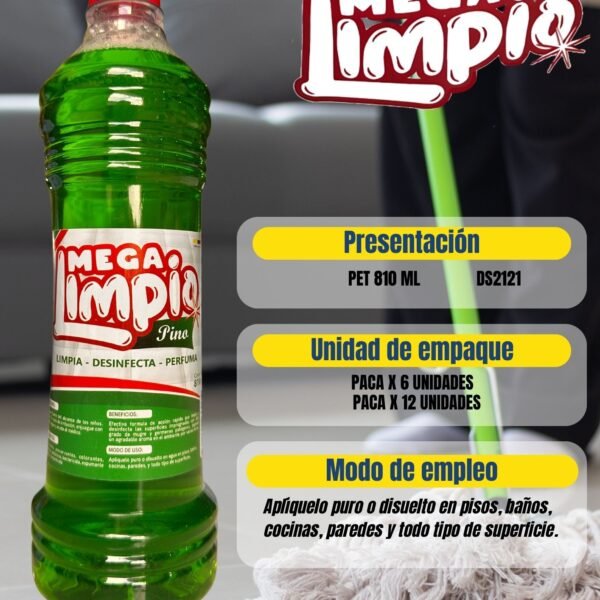 DESINFECTANTE PET 810 ML PINO
